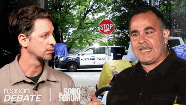 A YouTube thumbnail showing Kevin Sabet and Zach Weissmueller | Graphic by Eddie Marshall