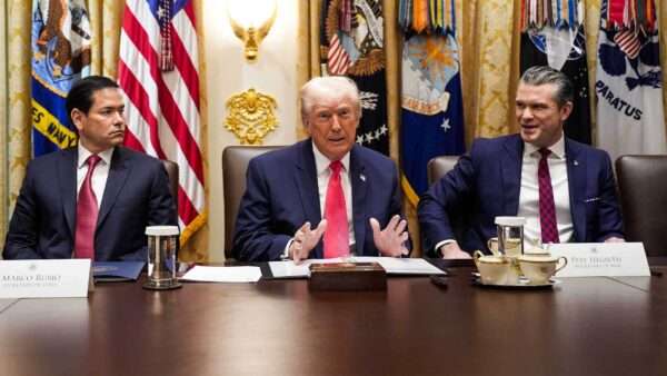 Marco Rubio, Donald Trump, and Pete Hegseth | CNP/AdMedia/SIPA/Newscom