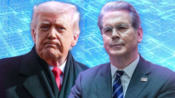 President Donald Trump and Treasury Secretary Scott Bessent | Photo: CNP/AdMedia/Newscom/Kent Nishimura - Pool via CNP/CNP/Polaris/Newscom/Midjourney