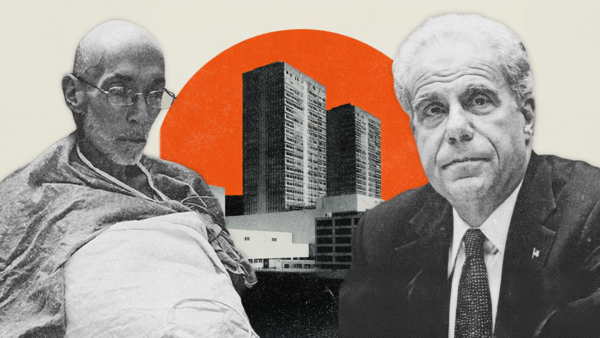 illustration of Frederick Bardell and the Justice Department Inspector General | Illustration: CNP/AdMedia/Newscom | Midjourney (edited)