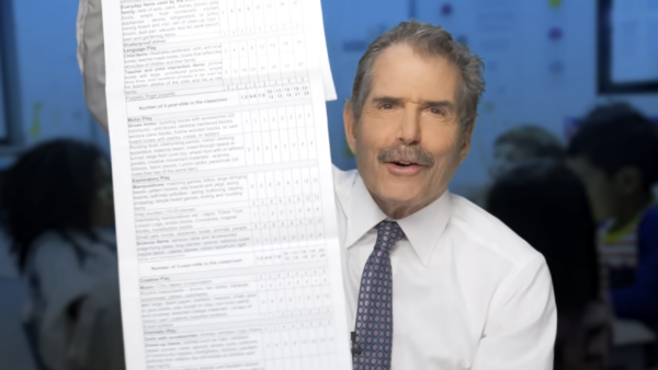 John Stossel holds a list of regulations | Stossel TV