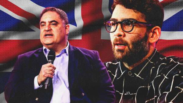 Cenk Uygur and Hasan Piker | Illustration: Gage Skidmore/Wikimedia Commons/Noushad Variyattiyakkal / SOPA Images/Sipa USA/Newscom/Mehaniq41/Envato