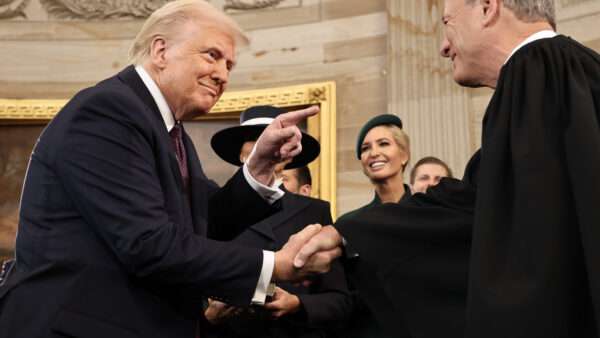 President Donald Trump and Chief Justice John Roberts | CNP/ZUMAPRESS/Newscom