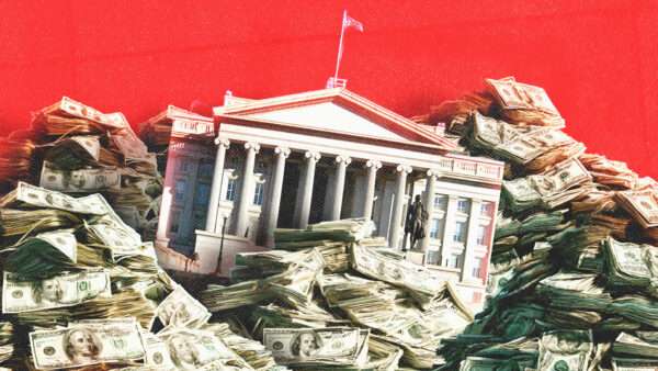 Debt in the U.S. | Illustration: Adani Samat/Midjourney
