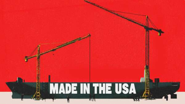 A ship that says "Made in the USA" | Illustration: Midjourney
