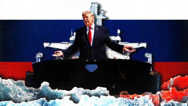 Donald Trump and a Russian fuel tanker | Xpix/Ivansmuk/Dreamstime/Al Drago-Pool/ZUMAPRESS/Newscom/Fatima Ruiz.
