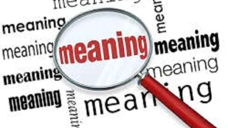 Meaning