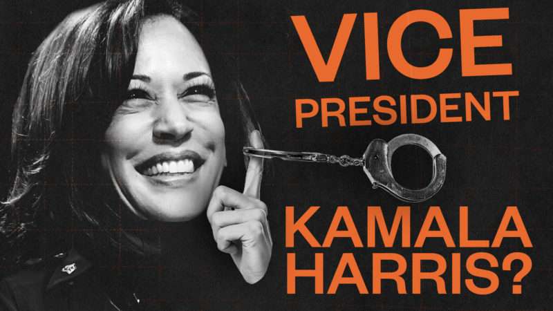 Kamala Harris: Vice President? | Officer Uniform, ID 145899162 © Marcos Calvo Mesa | Dreamstime.com; Handcuffs, ID 82777950 © Osipets79 | Dreamstime.com