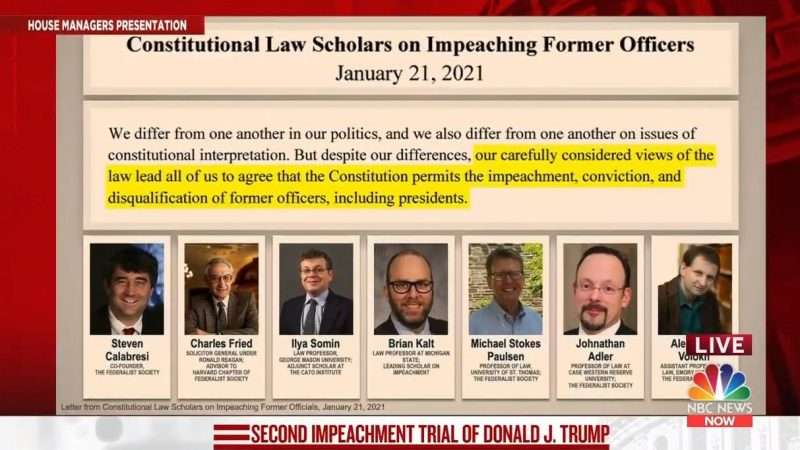 House Impeachment Presentation 4—February 2021