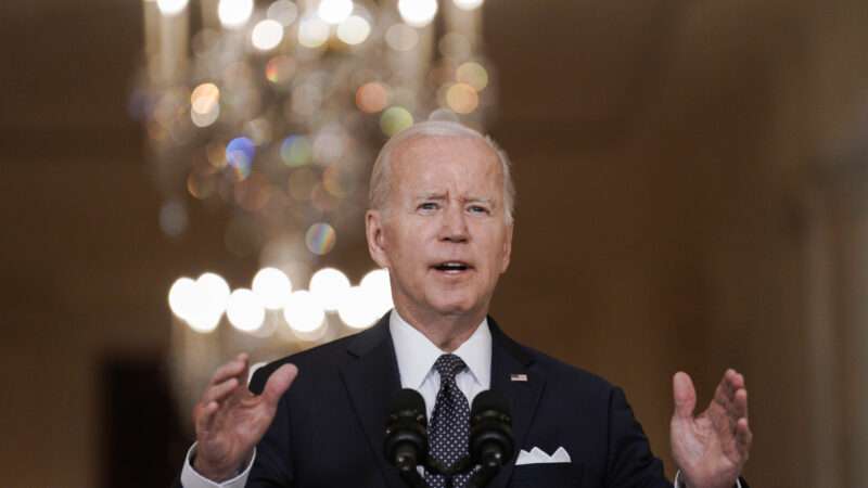 President Joe Biden pushes gun control in a speech on June 2, 2022. | CNP/AdMedia/Newscom