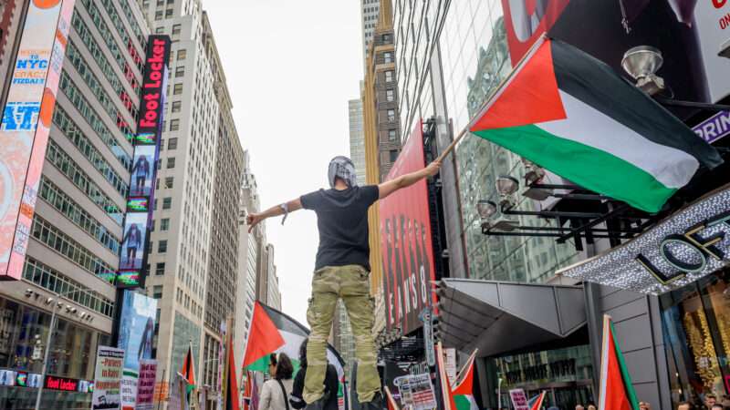 Pro-Palestinian activists rally in New York City | Erik Mcgregor/ZUMA Press/Newscom