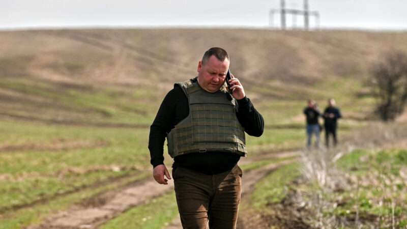 Man wearing body armor vest. | Dmytro Smoliyenko/ZUMAPRESS/Newscom
