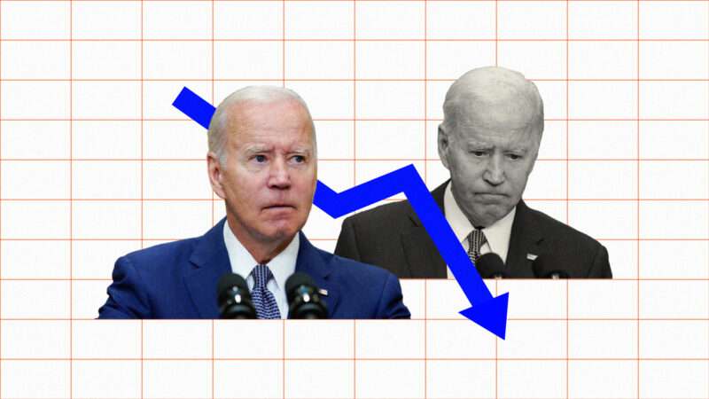 Joe Biden trending downward