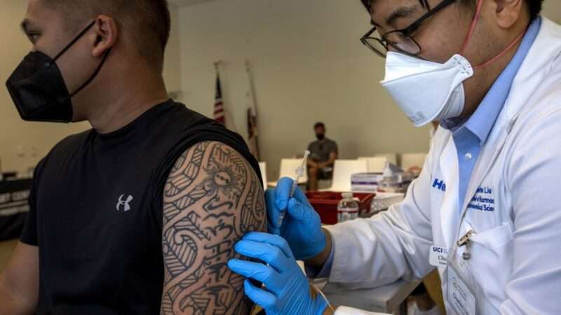 Man getting monkeypox vaccine | Jill Connelly/ZUMAPRESS/Newscom