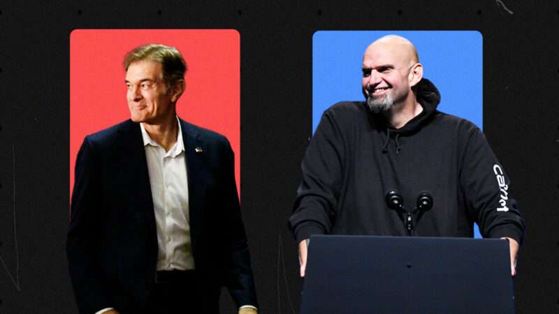 The Pennsylvania Senate contest between former coal-town mayor John Fetterman and TV doctor Mehmet Oz is easily the most disappointing in the country this cycle. | Illustration: Lex Villena; Bastiaan Slabbers, ZUMAPRESS, Newscom, Ricky Fitchett