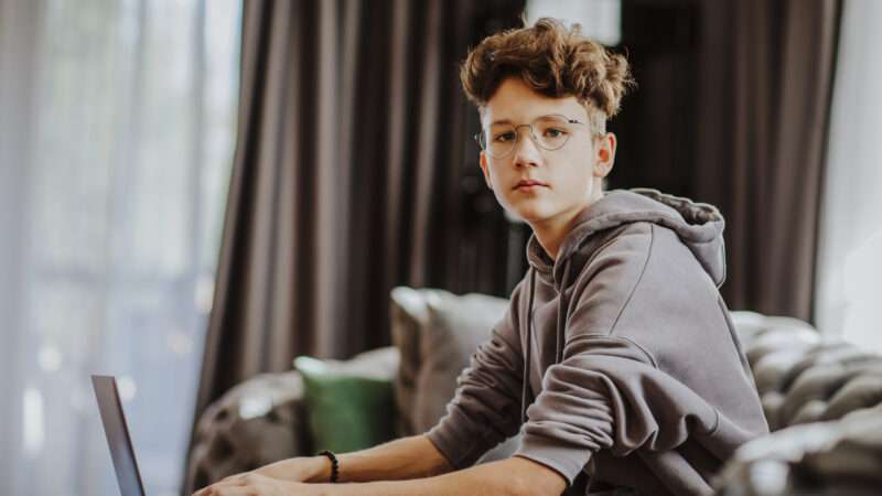 teenage boy at a laptop | Maria Diachenko/Westend61 GmbH/Newscom