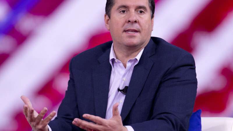 Former Rep. Devin Nunes on stage at the 2022 Conservative Political Action Conference. | Brian Cahn/ZUMAPRESS/Newscom