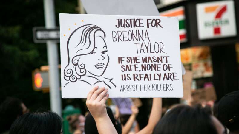 A sign held up at a protest over the killing of Breonna Taylor | Karla Ann Cote/Zuma Press/Newscom