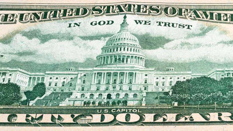 Image of the U.S. Capitol on the back of a $50 bill. | Holger Kleine | Dreamstime.com