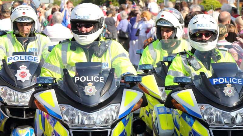 London Metropolitan Police officers on motorcycles. | Simon Thomas | Dreamstime.com