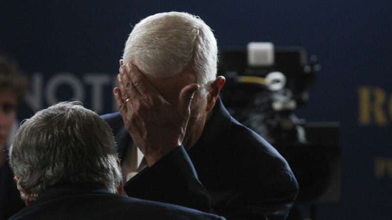 Mike Pence feeling some big feelings | Conor Duffy/Sipa USA/Newscom