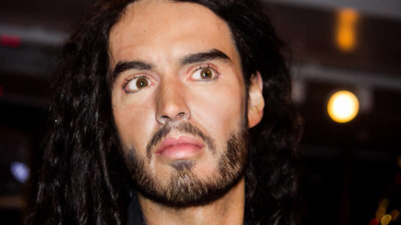 A wax figure of actor Russell Brand. | Flavytt | Dreamstime.com