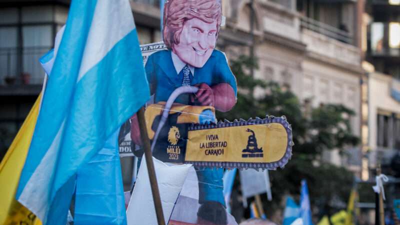 Javier Milei Argentina president libertarian classical liberal populism election | Sebastian Salguero/dpa/picture-alliance/Newscom