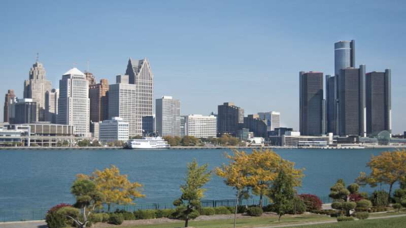 Detroit, Michigan city skyline | Lindaparton/Dreamstime.com