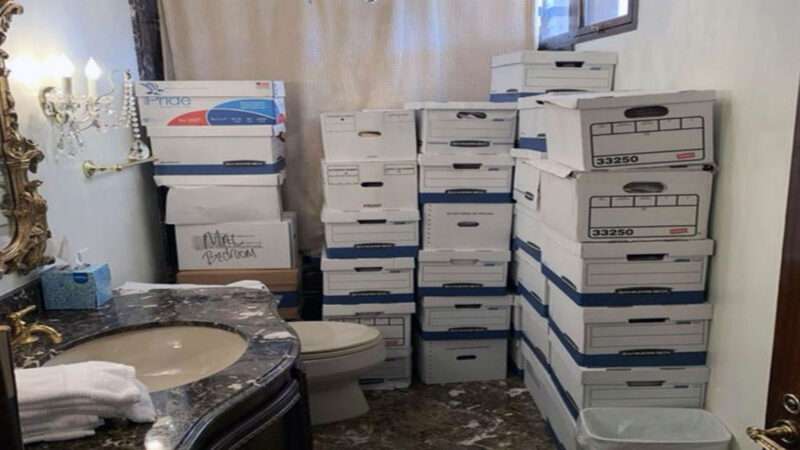 Boxes of documents taken from former President Donald Trump | Photo: Department of Justice