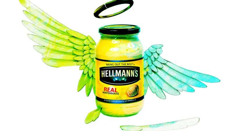 An illustration of a Mayonnaise jar with wings | Illustration: Joanna Andreasson Source image: Gary Curtis/Alamy