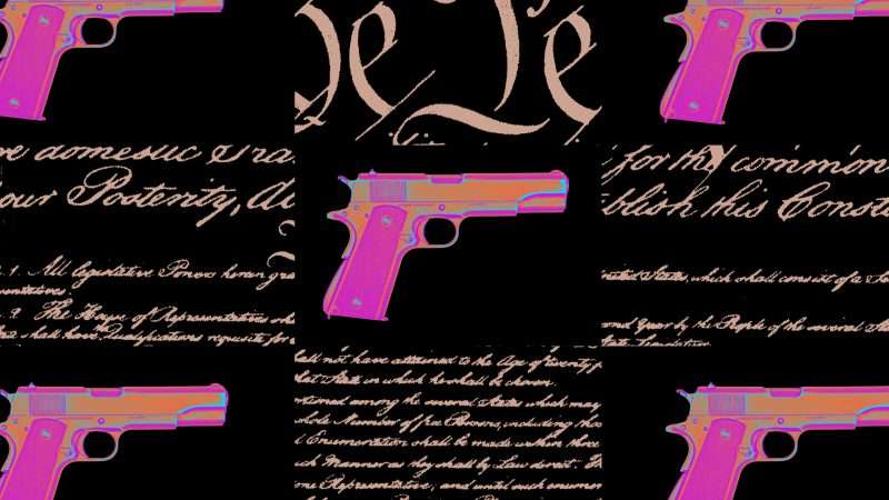 guns and constitution | Illustration: Lex Villena