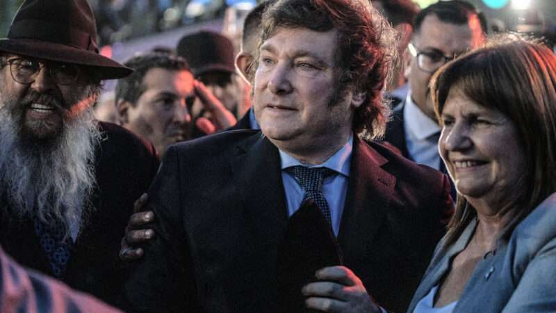President of Argentina Javier Milei stands in a crowd | Guido Piotrkowski/dpa/picture-alliance/Newscom