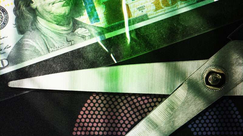 scissors next to money | Illustration: Lex Villena