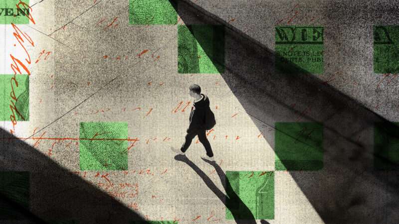 the shadow of fines and feed haunts juvenile offenders, often making rehabilitation and a better future harder | Illustration: Lex Villena; Midjourney