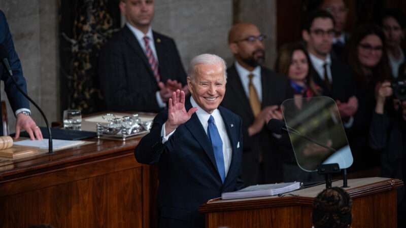 Joe Biden at the State of the Union address |  Annabelle Gordon - CNP/Polaris/Newscom