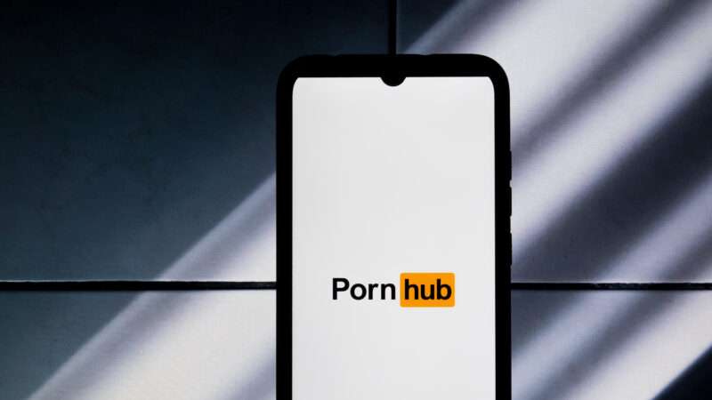 Pornhub site on mobile phone | Nikolas Kokovlis/ZUMAPRESS/Newscom