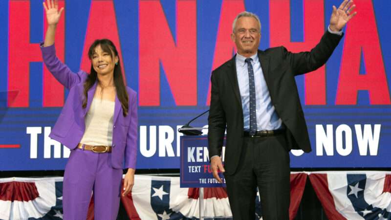 Independent presidential candidate Robert F. Kennedy Jr. pictured with his running mate, attorney Nicole Shanahan | Brian Cahn/ZUMAPRESS/Newscom