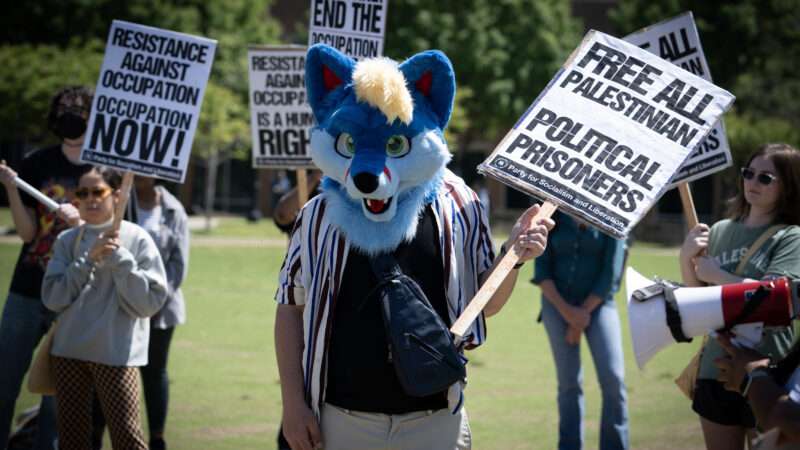 Student demonstrators protesting the Israel-Hamas war | Robin Rayne/ZUMAPRESS/Newscom