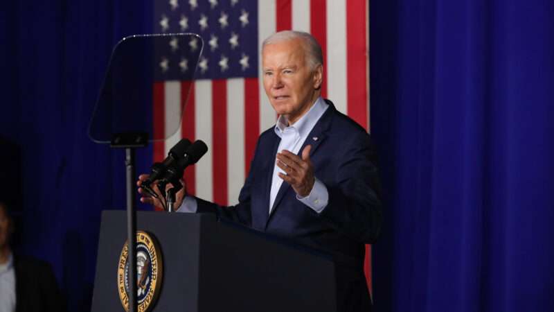 President Joe Biden speaks to a crowd in Scranton, Pennsylvania. | Paul Weaver/Sipa USA/Newscom