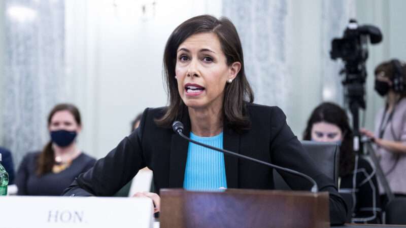 FCC Chair Jessica Rosenworcel testifies at a hearing of the Senate Committee on Commerce, Science, and Transportation | Michael Brochstein/ZUMAPRESS/Newscom