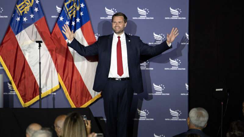 Republican vice presidential candidate J.D. Vance at a Faith and Freedom Coalition dinner near Atlanta | Robin Rayne/Zuma Press/Newscom