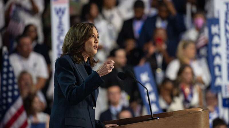 Kamala Harris speaks at a rally | Annabelle Gordon - CNP/Newscom