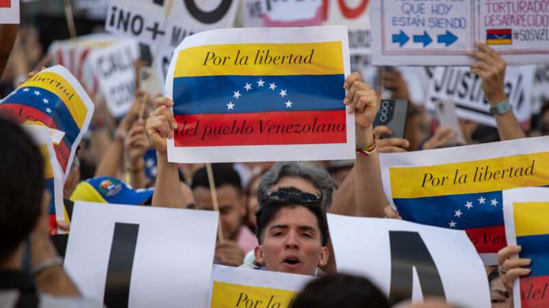 Protests against Maduro in Madrid, Spain | David Canales / SOPA Images/Sipa USA/Newscom