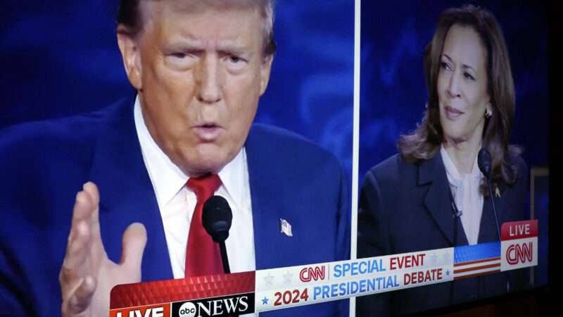 Donald Trump and Kamala Harris during the presidential debate | Gripas Yuri/ZUMAPRESS/Newscom