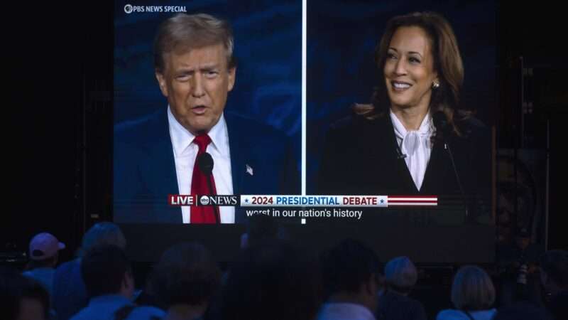 Donald Trump and Kamala Harris during the presidential debate | Brian Cahn/ZUMAPRESS/Newscom