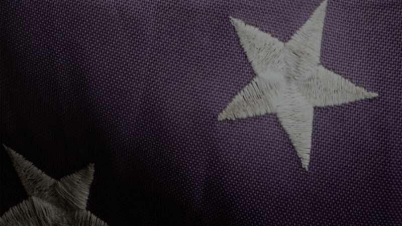 A close-up shot of a star on the American flag | Yale University Press