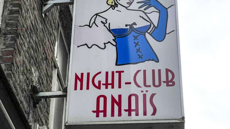 Belgian night club sign | GODONG / BSIP/Newscom