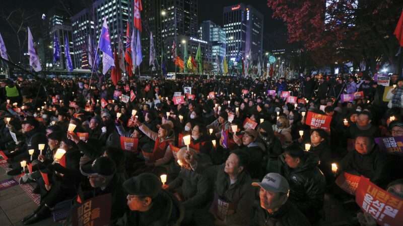 Protest in South Korea | Kyodo/Newscom