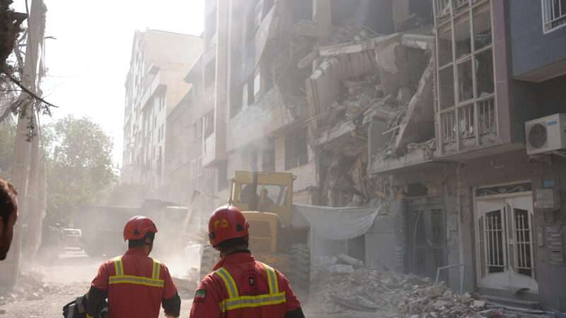 Buildings damaged during Israeli strikes in Tehran, Iran on June 13, 2025. | Buildings damaged during Israeli strikes in Tehran, Iran on June 13, 2025.