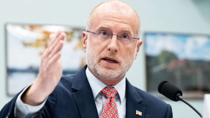 FCC Chairman Brendan Carr speaks at a hearing of the House Committee on Appropriations Subcommittee on Financial Services and General Government | Michael Brochstein/Sipa USA/Newscom